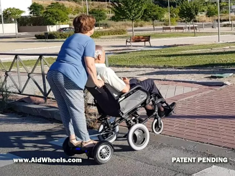 Wheelchair pusher Electric mobility aids